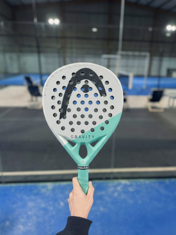 raquette head gravity motion